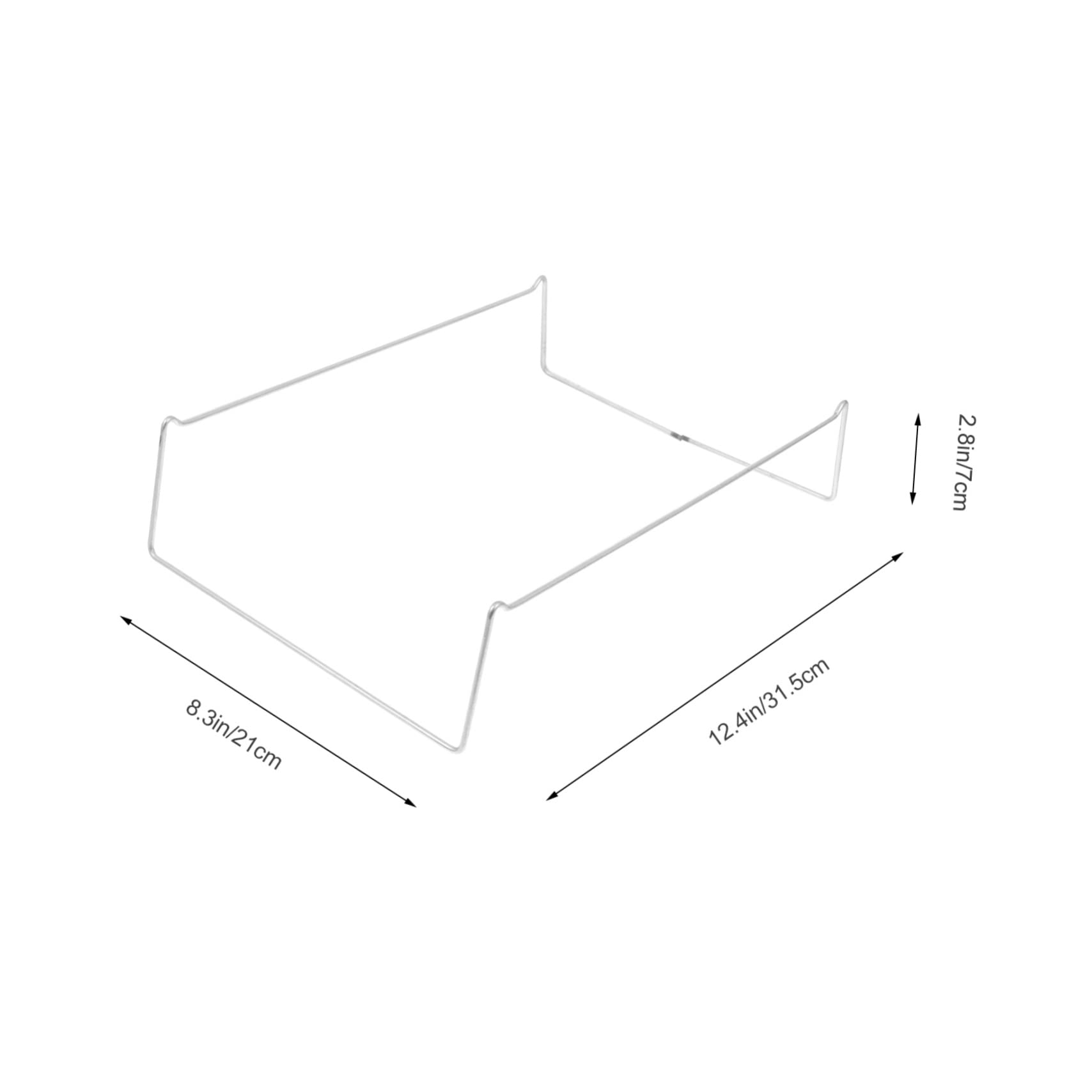 CONGARTENO 4Pcs Heightening Rack for Plate Stainless Steel Base for Grilled for Camping and Outdoor Barbecue Activities