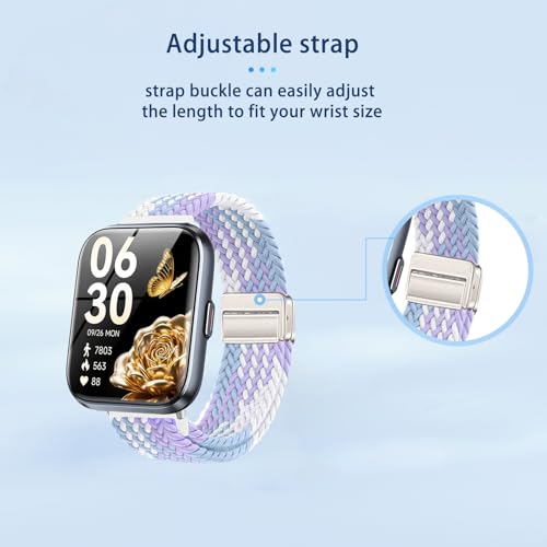 Correa de nylon para reloj Hingso ID208 Plus miniatura 6