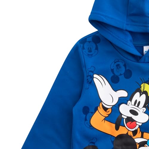 Disney Mickey Mouse, Goofy and Donald Duck Boys Pullover Hoodie for Toddler, Little and Big Kids3