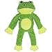 GUOJFEN Jouets pour Chiens en Peluche Grenouille à Surface froissée Jouet à mâcher Doux et Doux, Jeu de Lancer et de récupération interactif résistant aux morsures pour Chiens