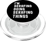 Sono Serafino Que Fa Cose di Serafino PopSockets PopGrip per MagSafe