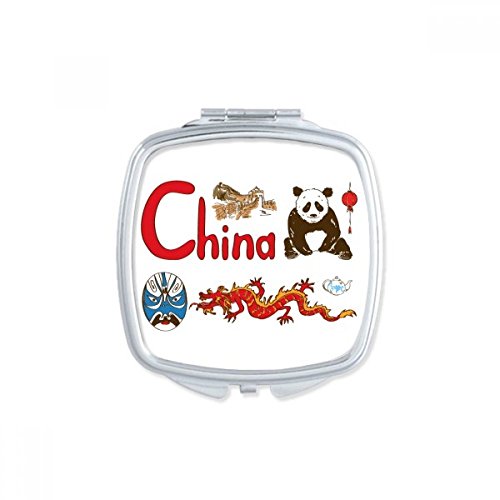 Miroir maquillage Yémen compact, une idée cadeau de poche originale multicolor