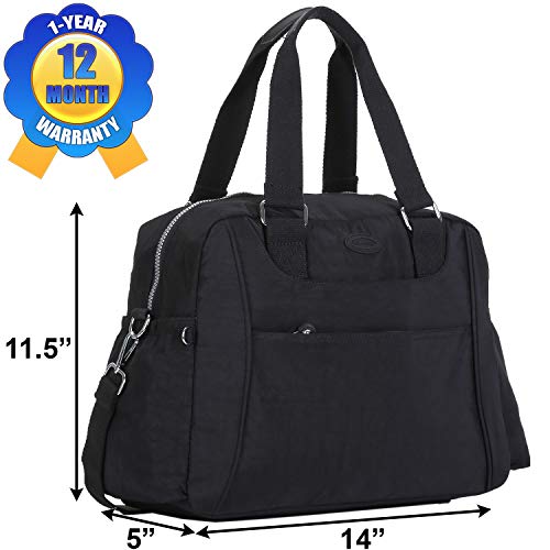 Nylon Travel Tote Cross-body Carry On Bag with shoulder strap - Image 7