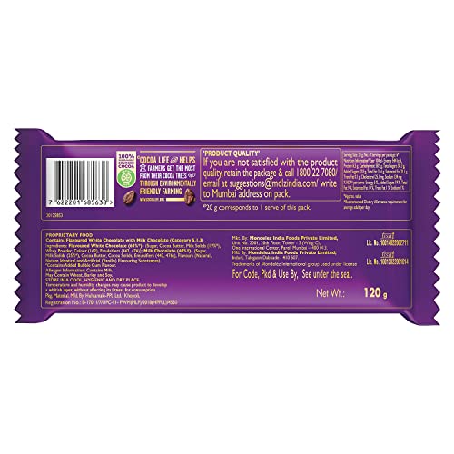 Image of Cadbury Dairy Milk Silk Bubbly Bubblegum Chocolate Bar, 120 Gram