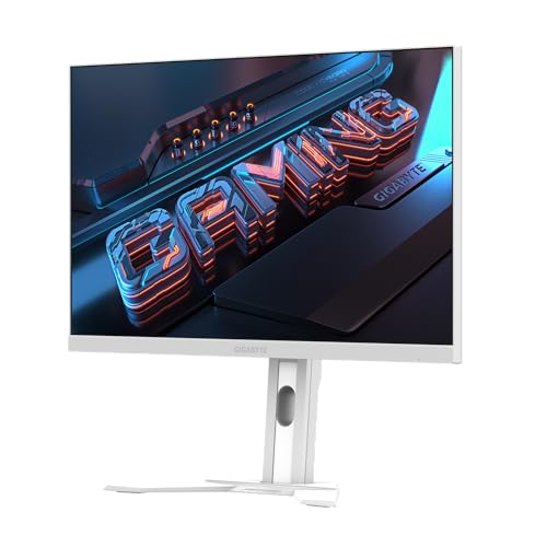Image of GIGABYTE M27QA ICE (27 inch) 180Hz, KVM Gaming Monitor, 2560 x 1440 Pixels SS IPS Display, 1ms MPRT Response Time, 95% DCI-P3 / 130% sRGB, VESA Display HDR400, Height Adjustment, White