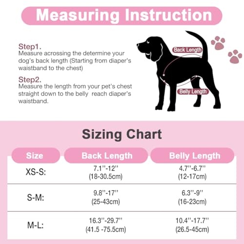 KEMUZ Höschen für weibliche Hunde, Windeln für weibliche Hunde, Hosenträger für Windeln und Bänder für Hunde, Hosenträger für Menstruationshosen für Haustiere, verstellbar und mit guter Elastizität (D
