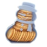 Genérico Bandeja Navideña de Servir | Recipientes Para Alimentos Con Tapa | Platos Portátiles para Aperitivos Festivos,Para Frutos Secos Fruta Palomitas Salsas Postres Fiesta Cocina Encimera Mesa