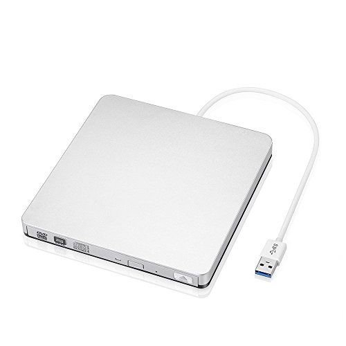 Smallcar External USB 3.0 DVD Drive Burner Portable CD Player CD ROM DVD RW Optical Drive for Mac Air Pro Macbook Windows 10 Laptops Desktops