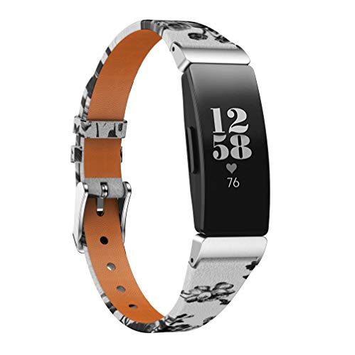 Comtax for Fitbit Inspire HR �x���g �V�R��v�����p�o���h �v�����g ���F�I�� �����\ �Ή� Fitbit Inspire HR (�z���C�g)