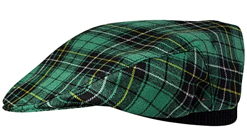 Casquette plate tartan écossais pour balades en plein air automnales