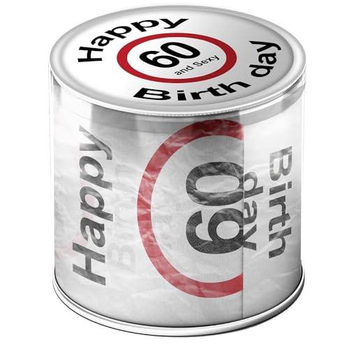 GOODS+GADGETS Lustiges Fun Klopapier zum 60. Geburtstag Toilettenpapier Geschenkartikel Geburtstags-Dekoration 60 und Sexy!