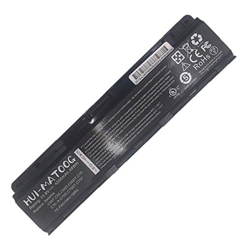 HUI-MATOOG Batería para Ordenador portátil PA5109U-1BRS para Toshiba Satellite C45 C50 C50D C50T C55D C55DT C55T C70 C75DT L70 P75 S70 10.8V 4200mAh Cover
