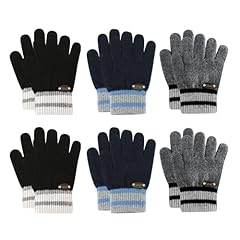 6 Pairs-2 Black/2 Navy/2 Light Gray