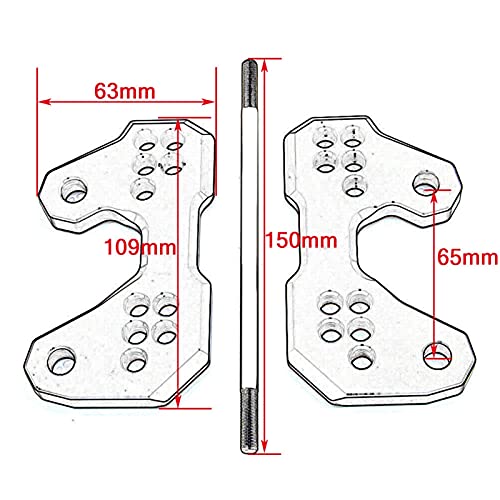Commandes Reculées CNC pour Yamaha R3 MT03 2015-2020 - 2