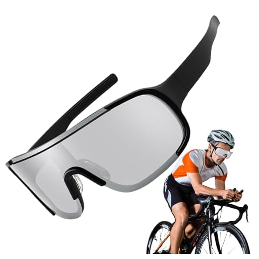 Lunettes De Soleil De Course - Masques Motocross Légers - Protection Solaire Réutilisable, Lunettes de Vélo Portables pour Usage Quotidien et Aventure