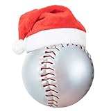 3.15” Christmas Baseball Ornament Glass Blown Christmas Ball Ornaments for 2023 Christmas Tree Decoration - Christmas Ball Ornaments Balls for Kids Boy Xmas Holiday Party Tree Decoration