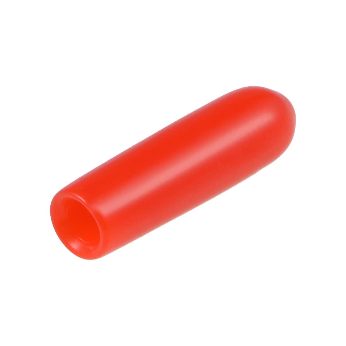 Tapones de goma uxcell de 2,5 mm: protectores de vinilo rojo para terminales y roscas, 200 uds