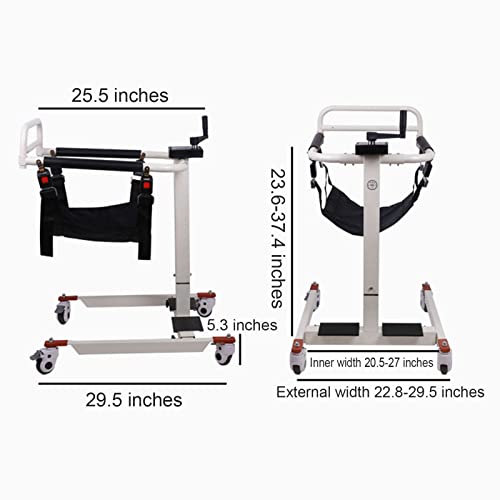 Transfer Wheelchair Patient Lift For Home Portable Car Lift Bedside Commode Transport Chair, Shower Chair With Wheels Portable Toilets Seat Transfer Aid For Elderly Height Adjustable #TOP6