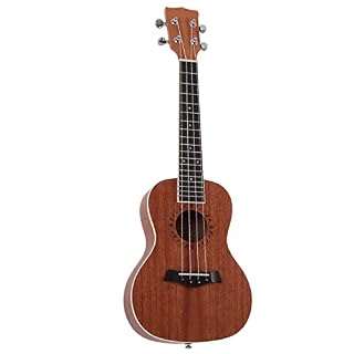 Ukulélé 23 pouces, ukulélé en bois souple de taille standard résistant à la corrosion avec accordeur pour débutants pour… - Les Beatles, Paul McCartney, John Lennon, RIngo Starr, George Harrison