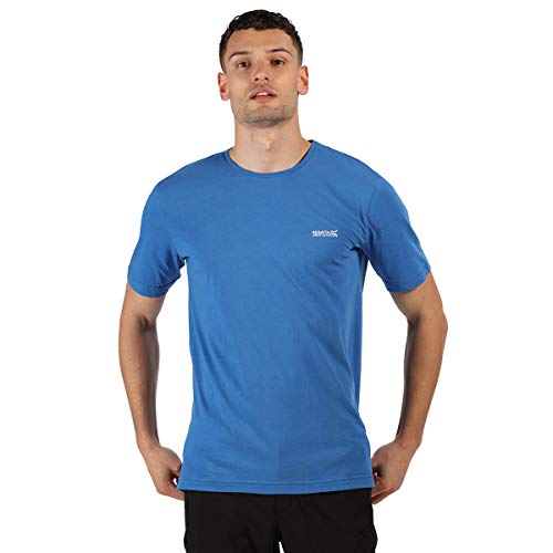 Image of Regatta Tait Mens T-Shirt Nautical Blue