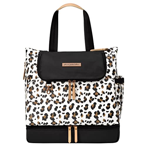 Image of Petunia Pickle Bottom Pivot Backpack, Multiple Carrying Options, Insulated Pockets, Modern Silhouette, Roomy Interior, Moon Leopard