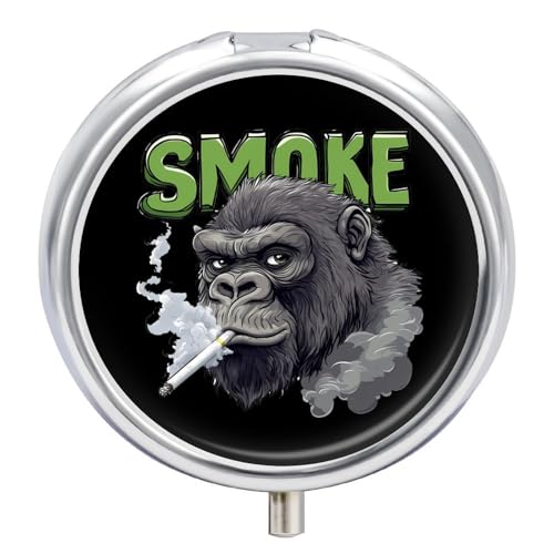 Gorilla Pill Case Mini Travel Medicine Organizer
