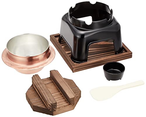 TKG遠藤商事 銅製卓上ご飯鍋 釜めしセット QKM7201