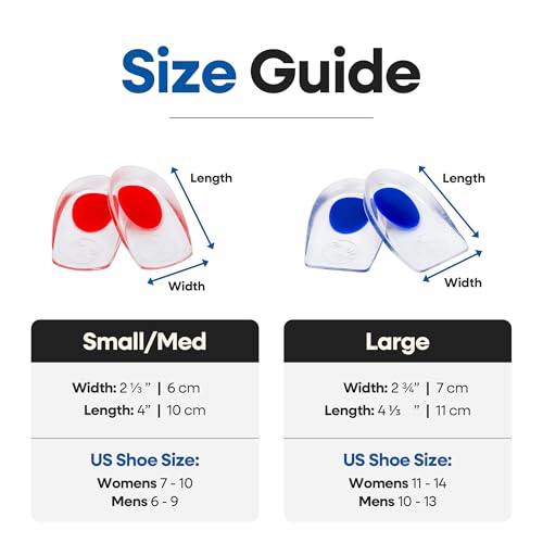 Gel Heel Pads for Shoes, Heel Pain Relief, Plantar Fasciitis Heel Cups, Heel Cushion Heel Spur Relief, Silicone Heel Protector Insoles, Sore Bruised Feet, Heel Inserts for Women & Men (Large 3 Pairs) - Thumbnail 6