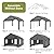 10x20FT Portable Garage, 10'x20' Carport Heavy Duty, Galvanized Frame & 180 g PE Waterproof Canopy, with 4 Doors (Included 2 Side Doors), and 4 Windows, for Pickup Truck, and Boat