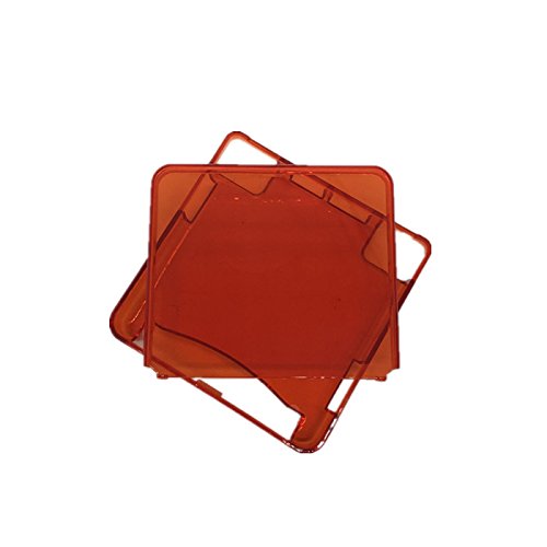 Hzjundasi Hard Protective Shell Crystal Case Cover Cage rigida di protezione custodia cassa conchiglia per Nintendo Gameboy Advance SP GBA SP colore Clear Red
