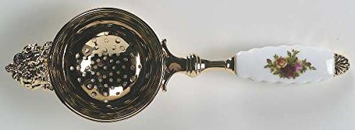 Royal Albert Old Country Roses Tea Strainer, Fine China Dinnerware