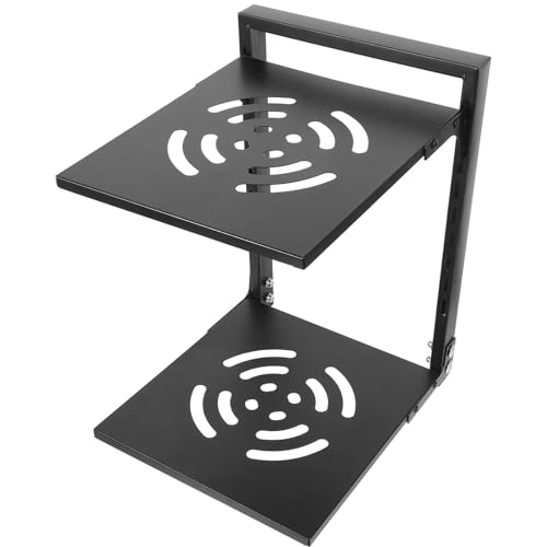 MAGICLULU Double Layer Pot Rack Pan Rack for Kitchen Countertop Convenient Pot Organizer Wear-resistant Design for Small Shelf Stand Storage in Home Kitchen Organisation