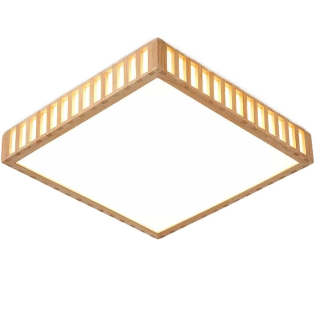 Plafonnier simple bois pour éclairer un balcon ou un espace tatami