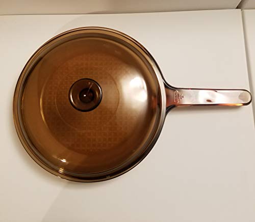 Corning Vision Visionware Amber 10" Frying Pan W/Lid #TOP1