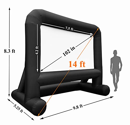 Huakastro HTYP02-14 Ft Inflatable Projector Movie Screen thumb #5