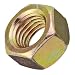 Small Parts FSC38HN8Y High-Strength Steel Hex Nut, Grade 8, 3/8"-16" Thread Size (Pack of 100)
