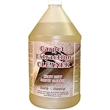 Commercial Carpet Extraction Cleaner and Shampoo. Heavy-duty carpet cleaner for use in all extraction type machines.-1 gallon 128 oz.