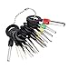 Produktbild Auto Stecker Pin Zieher, Auto Terminals Removal Tool Set, 18-tlg. Auto Elektrokabel Crimpverbinder Pin Extraction Tool Schlüssel Extraktionswerkzeug Für Die Autoreparatur