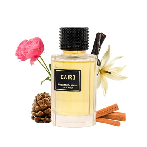 Fragrance & Beyond Cairo Eau de Parfum, 100ml | Damask Rose & Saffron Top Notes with Vanilla, Nagarmotha & Labdanum Heart | Sandalwood, Patchouli & Cedar Base | Best Unisex Perfume | Valentine Gift for Boyfriend , Girlfriend Fragrance & Beyond Cairo Eau de Parfum, 100ml | Damask Rose & Saffron Top Notes with Vanilla, Nagarmotha & Labdanum Heart | Sandalwood, Patchouli & Cedar Base | Best Unisex Perfume | Valentine Gift for Boyfriend , Girlfriend