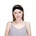 5 Pcs: Solid Color Cotton Adjustable NO SLIP Multi-Style Headbands for Women Sports or Fashion