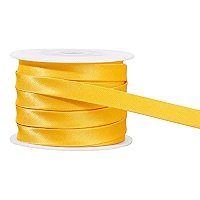 BENECREAT Biais Satiné 12.5 M - Ruban De Biais Noir 15mm Pour Couture Et Cheongsam