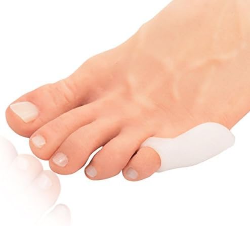 Dr. Frederick’s Original Tailor’s Bunion Pads - 6 ct Low Profile Soft Gel Spacers for Bunionette Relief - Cushions Pinky Toe & Reduces Friction - Washable, Latex-Free, Doctor-Developed Foot Protectors