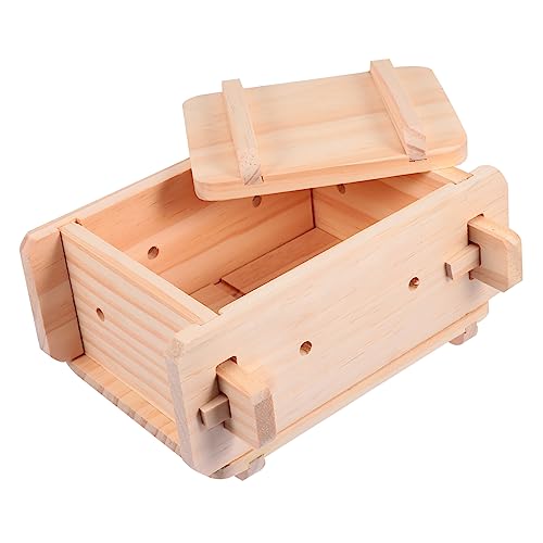 1 Set Tofu Mold Wooden Tofu Maker Tofu Pressing Mold Tofu Maker Mold Tofu Diy Mold Tofu Press Mold Curd Maker Tofu Making Die Tofu Making Tool Home Tofu Maker