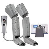 Renpho Leg Massager, Compression Thigh Calf Foot Massage Machine, Adjustable Leg Wrap for Most Size, with 6 Modes 4 Intensities, Gift for Men Women, Helps for Sore Muscle Stiffness Recovery