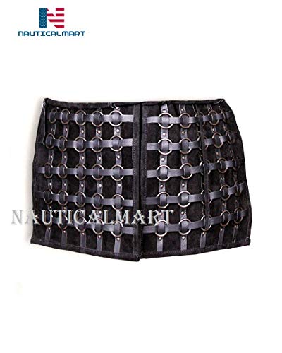 Berengar Ring Armor Tasset Belt - Black