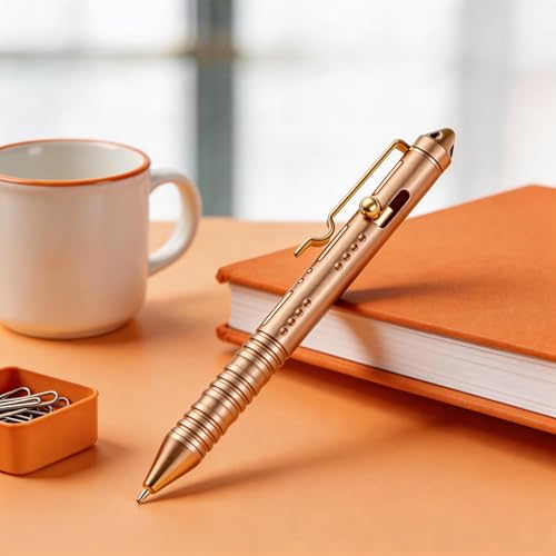 SMOOTHERPRO Bolt Action Pen | Długopis | Trwały klips ze stali nierdzewnej do Pocket Business EDC Signature | kolor czarny (TP156)