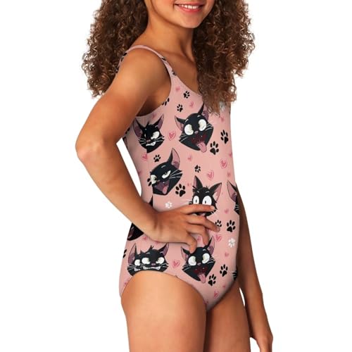 Image of YEXIATODO Kids One Piece Swimsuit for Teen Girls Womens Bathing Suit High Waist Bikini Set Girls Swimsuit for 7-18 Years Old