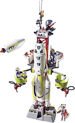 PLAYMOBIL Space 9488 Mars Rocket with Launch Pad, Ages 6 and Up