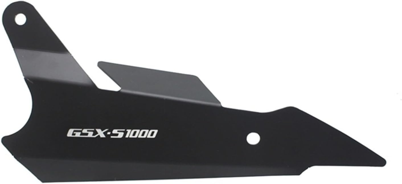 GSX-S1000GT Exhaust Pipe Protector Heat Shield Anti-scalding Cover Compatible with Suzuki GSX-S1000 GSX-S1000F GSXS1000 F GT 2015- (Color : NO LOGO, Size : A)