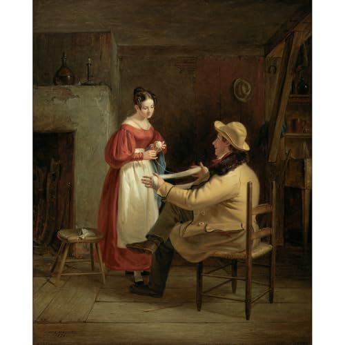 Impression sur toile William Sidney Mount excellente idée cadeau pendaison de crémaillère